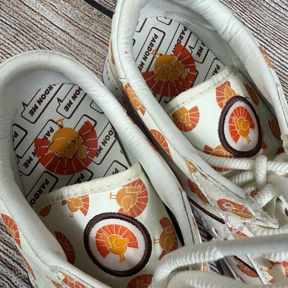 Saucony X Pardon Me Jazz Original "Thanksgiving Turkey" Print Sneakers Mens 6.5 - Picture 9 of 14